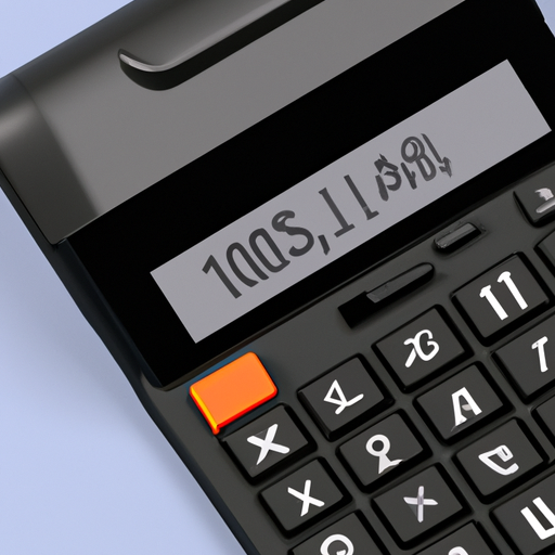 תמונה של מחשבון המייצג את החישובים הפיננסיים מאחורי הונאת מס.